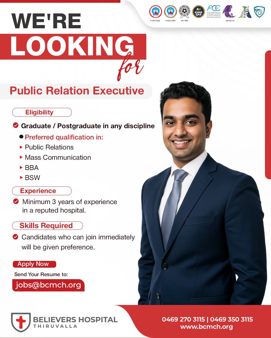 PUBLIC RELATIONS EXECUTIVE
