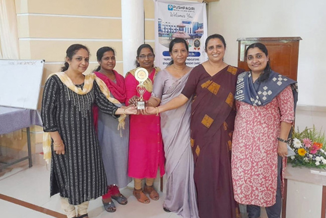 BCMCH Nursing Team has won the First Prize