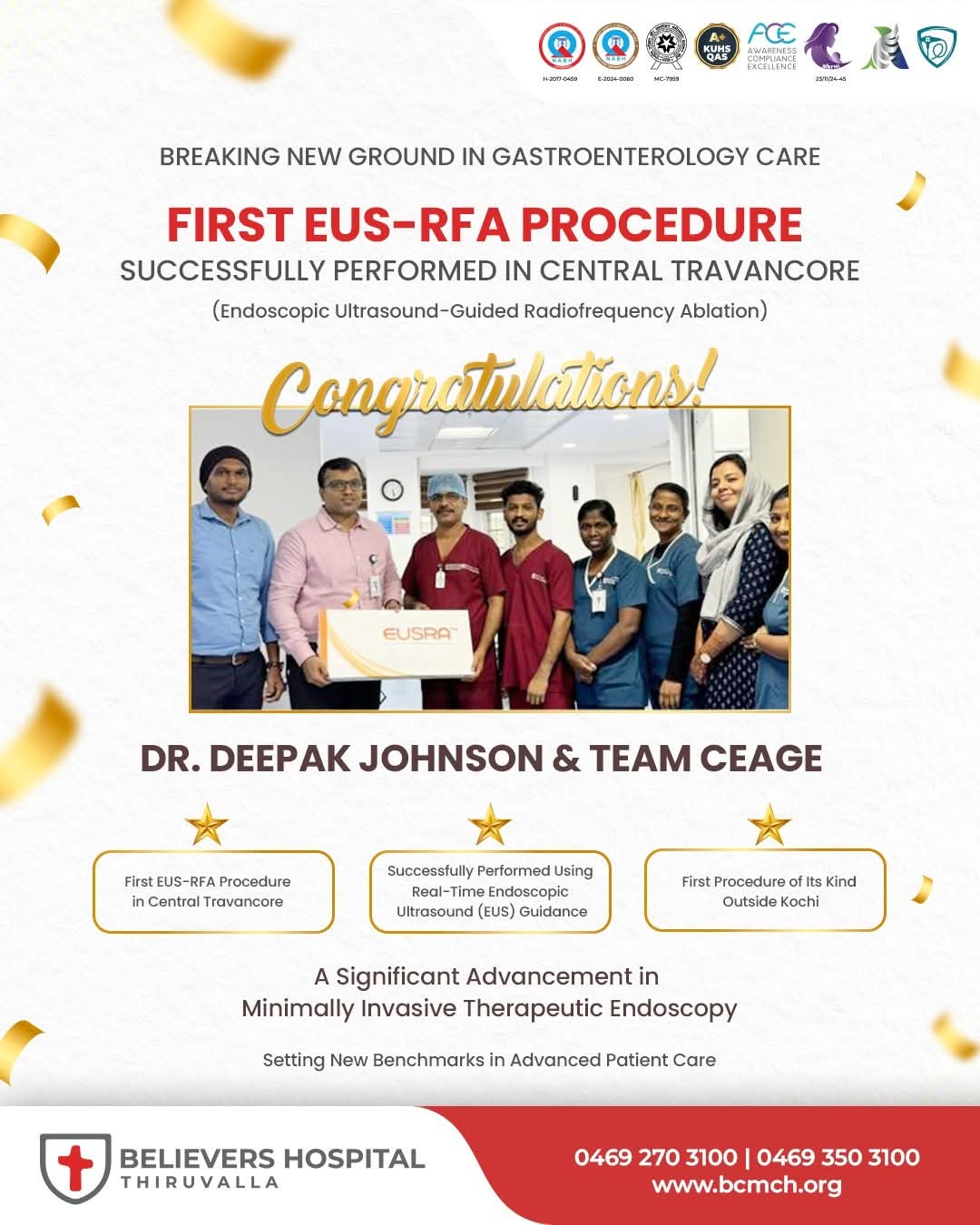 Another FIRST from Believers Hospital 
