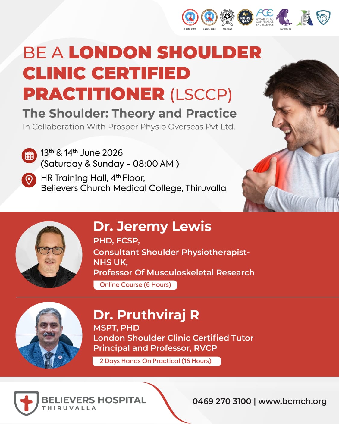Believers Bring London Shoulder Expertise to Kerala 