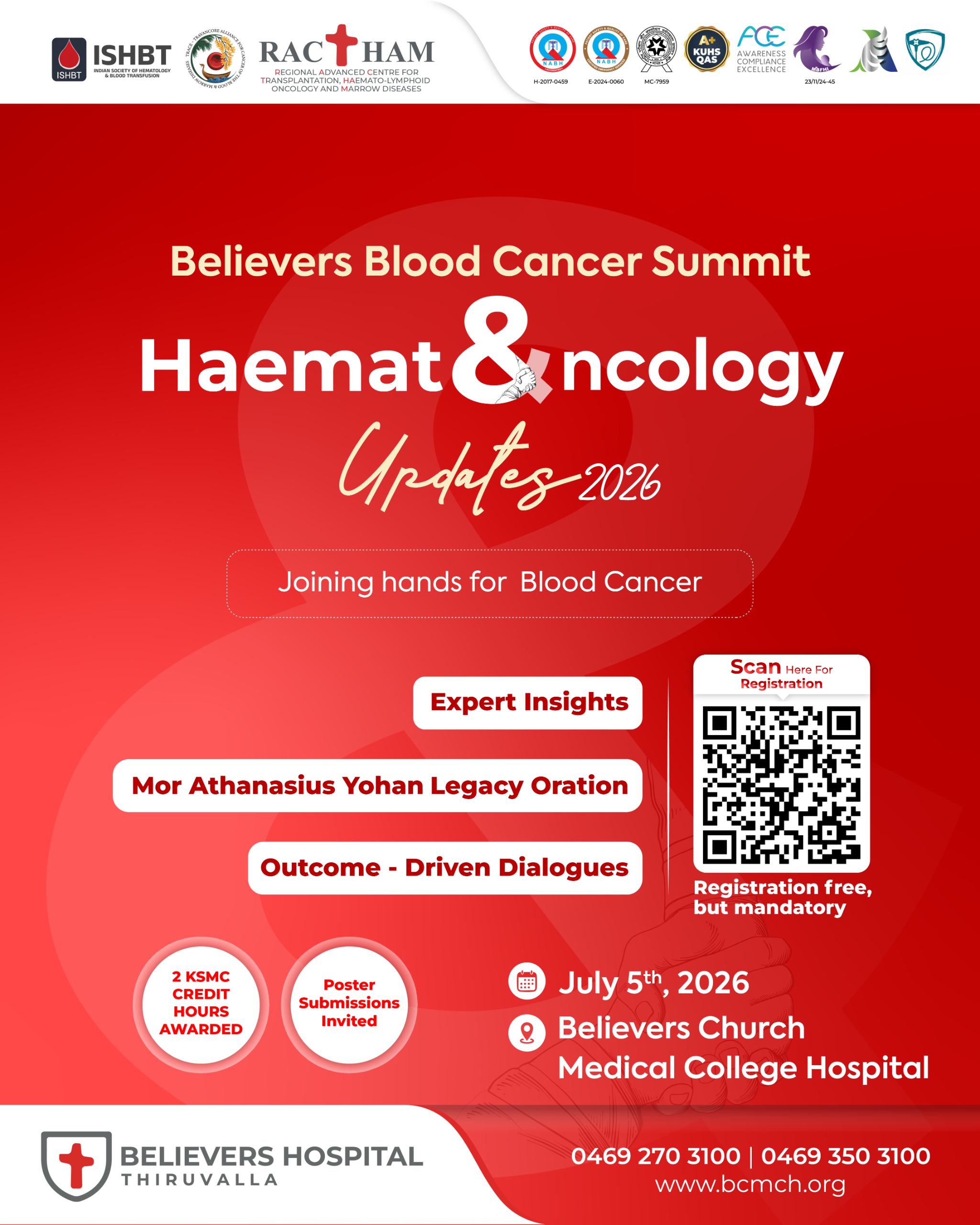 Together Against Blood Cancer: Haematoncology Updates 2026 